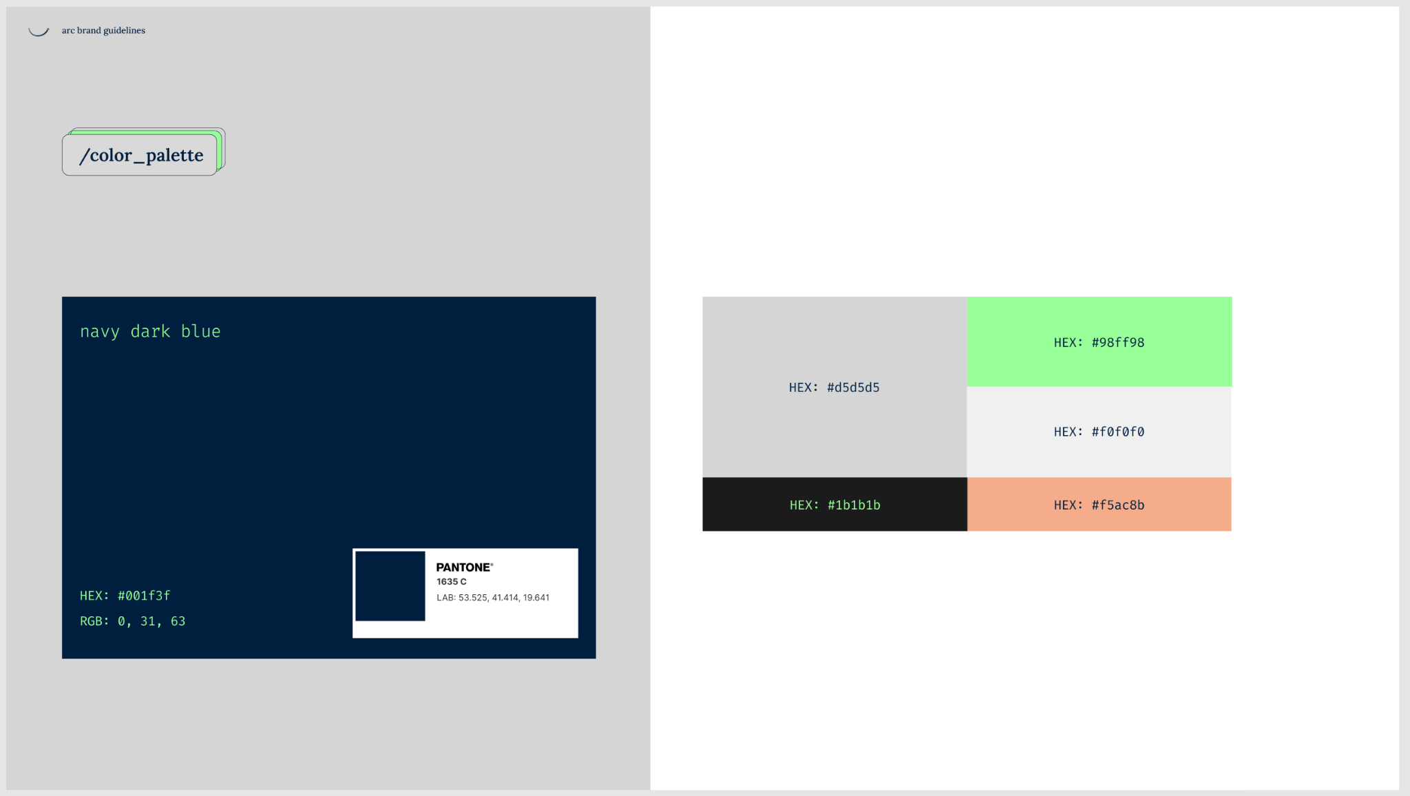 arc.fun colour palette
