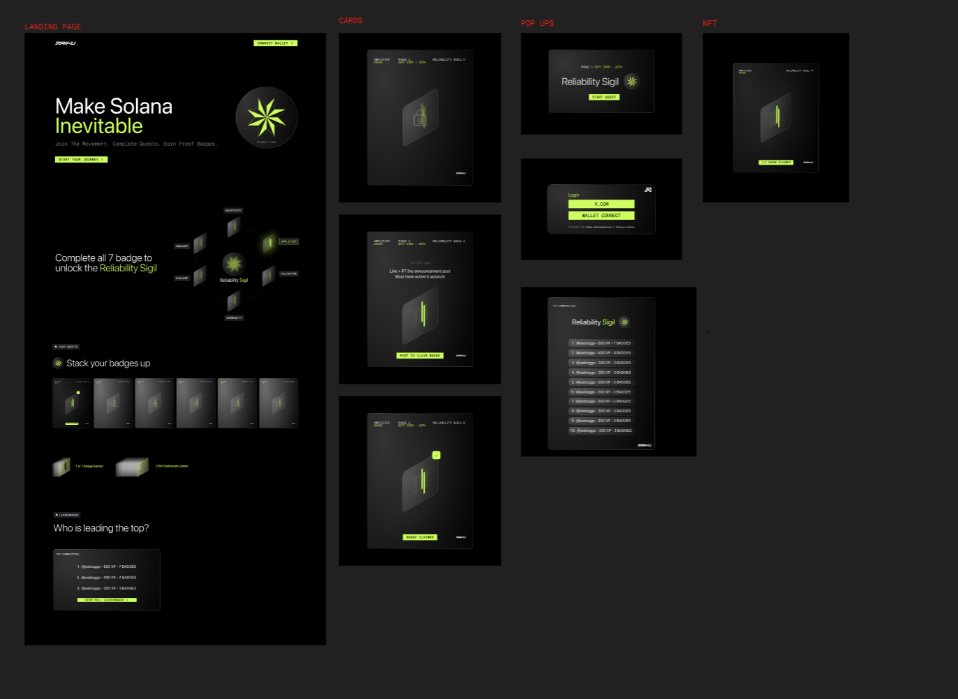 Raiku campaign UI board